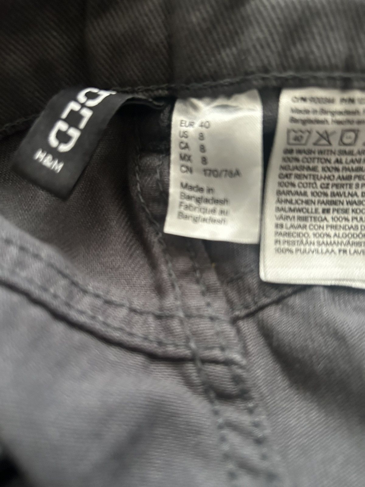 H&M H&M MULTI POCKET WIDELEG CARGOS Size 30" / US 8 / IT 44 - 4 Thumbnail