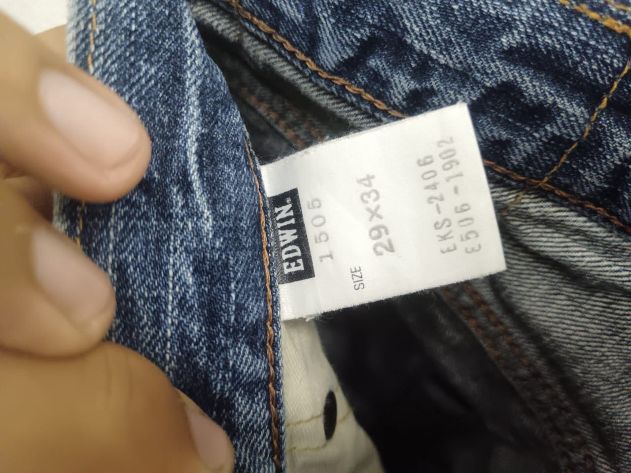 Edwin 💥BEST OFFER💥EDWIN EXCLUSIVE JAPANESE DISTRESSED DENIM Size US 30 / EU 46 - 11 Thumbnail