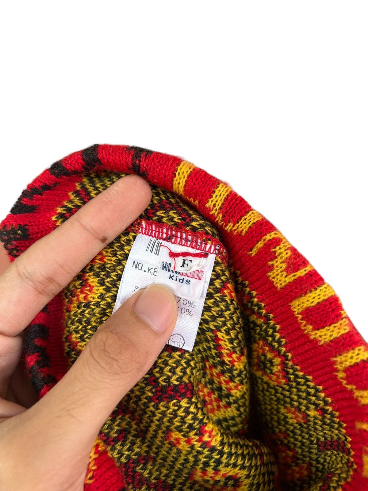 Japanese Brand × Kapital × Vintage MICHIKO LONDON vintage kids Beanie Hats Size ONE SIZE - 8 Thumbnail