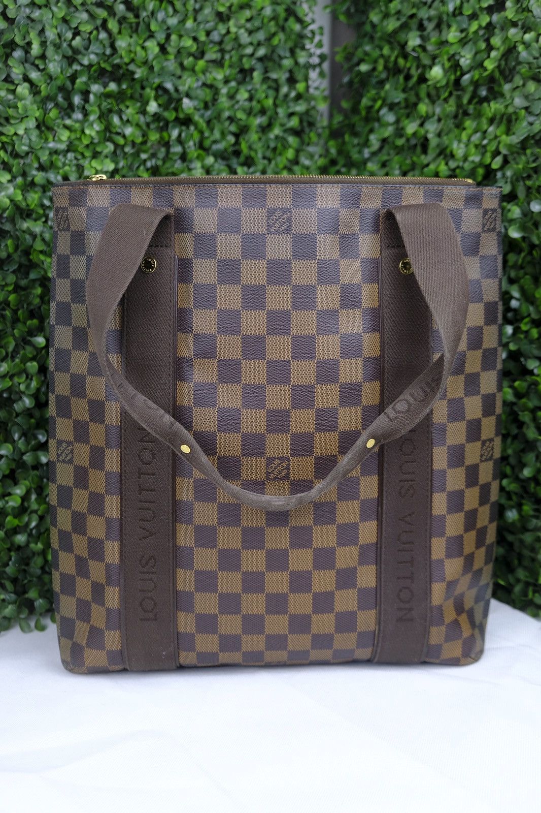 Louis Vuitton Louis Vuitton Damier Ebene Cabas Beaubourg Tote Bag Size ONE SIZE - 4 Thumbnail