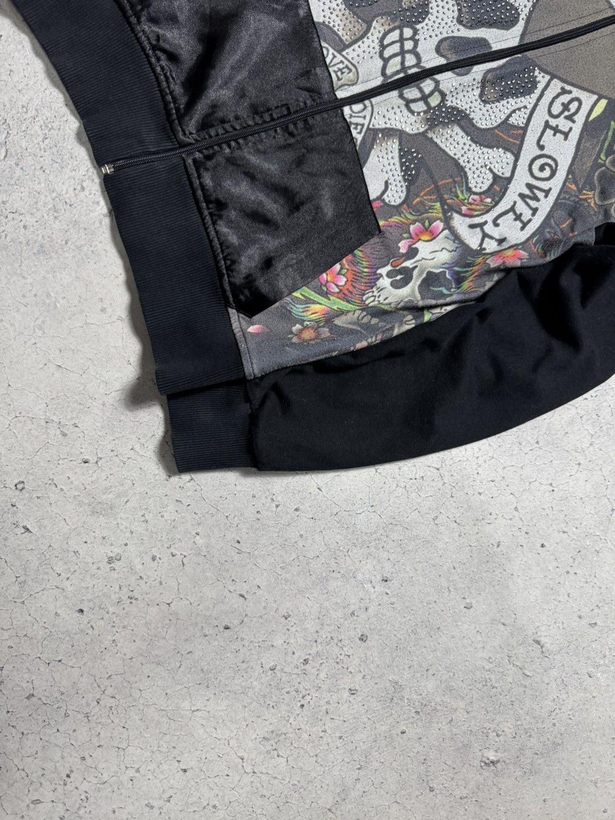 Ed Hardy Ed Hardy Women’s Full Zip Hoodie Skulls Love Kills Vintage Size M / US 6-8 / IT 42-44 - 4 Thumbnail