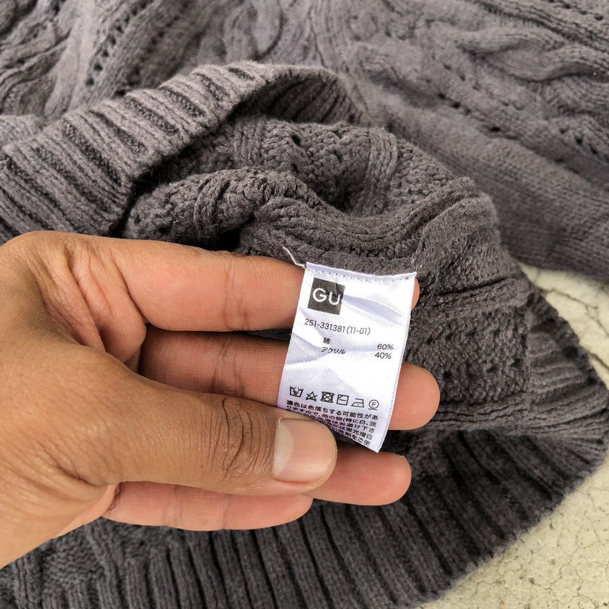 Vintage 💥Vintage Cardigan GU Pullover/Pureknit Like Crop Top Size US XL / EU 56 / 4 - 6 Thumbnail