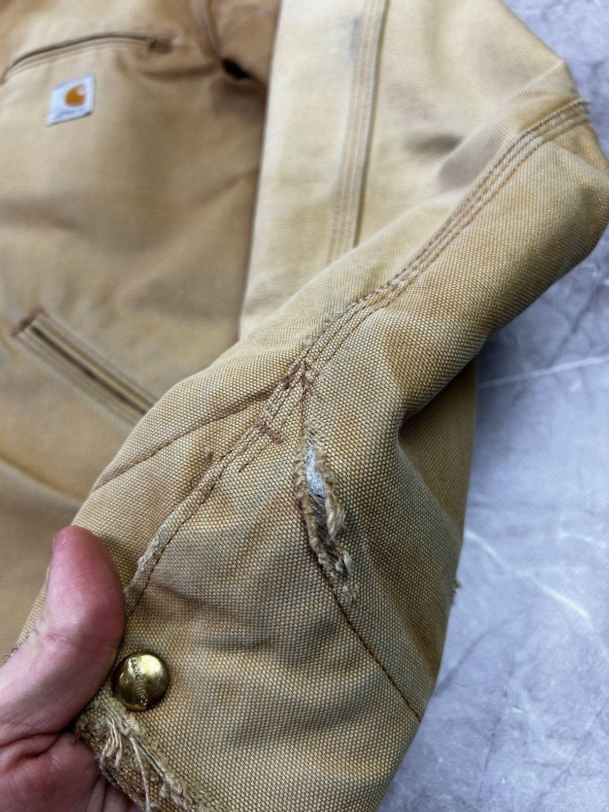 Carhartt Carhartt Active Jacket Faded Distressed Work Bomber 90s Size US M / EU 48-50 / 2 - 7 Thumbnail