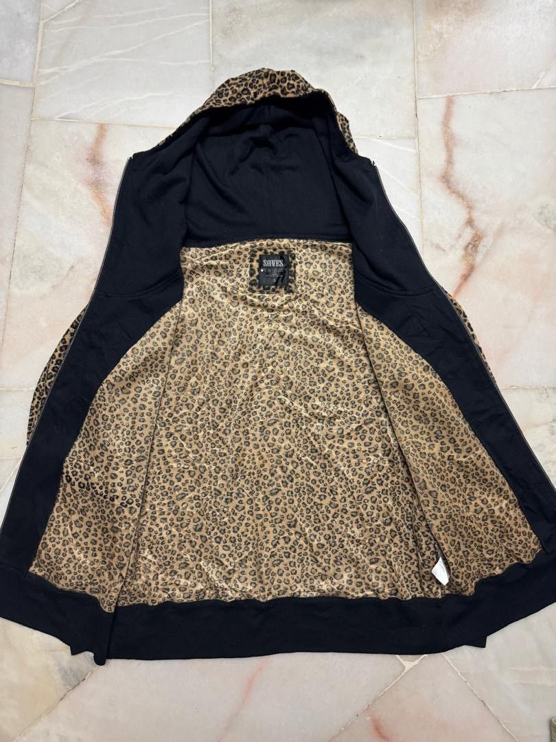 If Six Was Nine 💥Leopard💥Insane 90s Style Soves Leopard Toggle Fully Hoodie Size US L / EU 52-54 / 3 - 10 Thumbnail