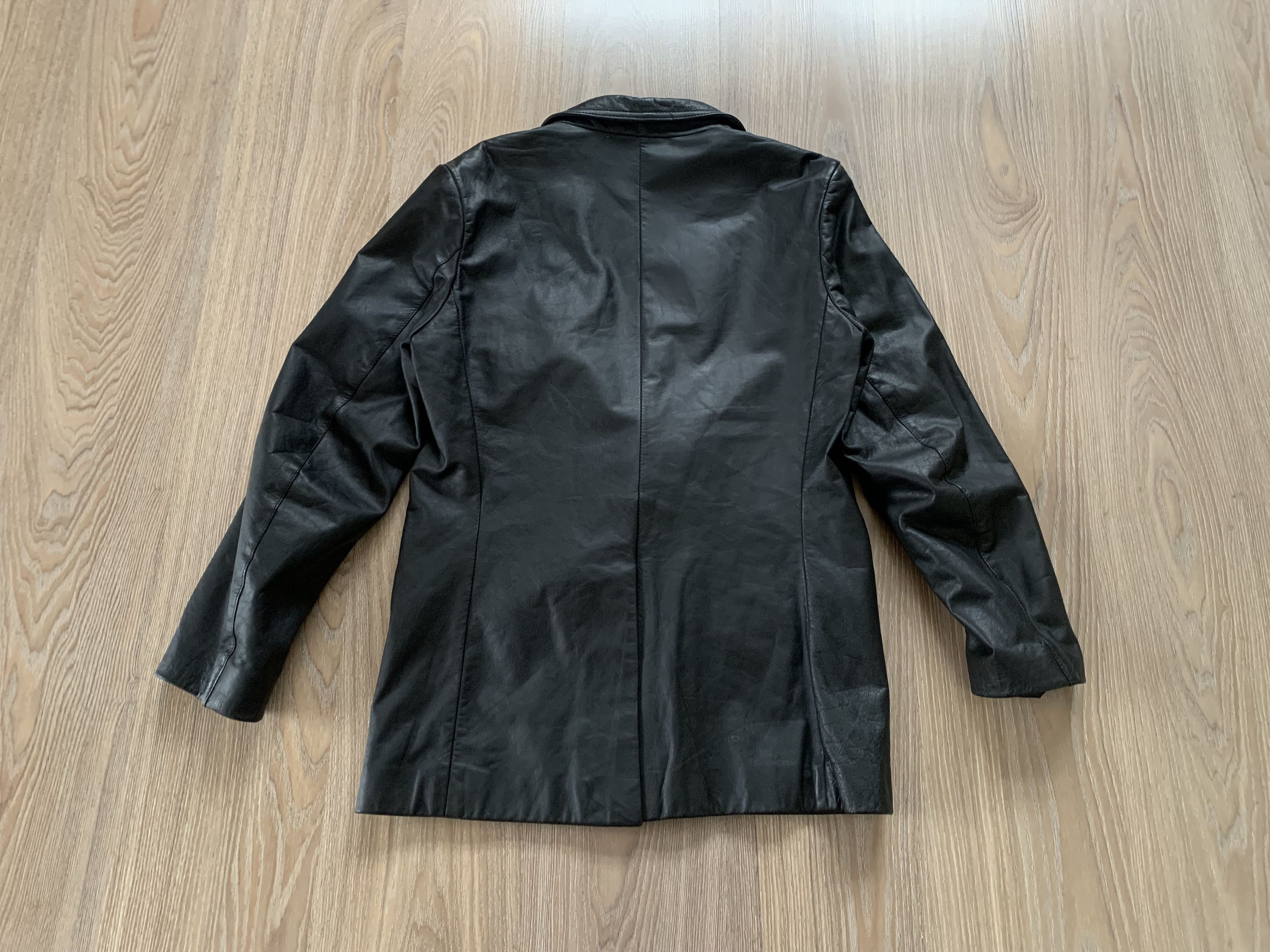 Other Vintage Black Real Leather Jacket Size US M / EU 48-50 / 2 - 3 Thumbnail