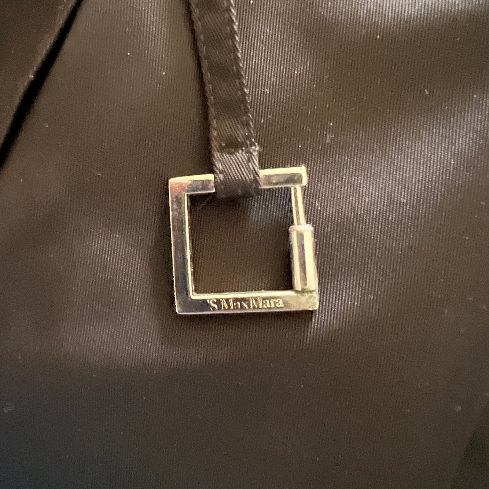 Max Mara 'S MAX MARA Black Trench Coat, Medium/US6 Size M / US 6-8 / IT 42-44 - 8 Thumbnail