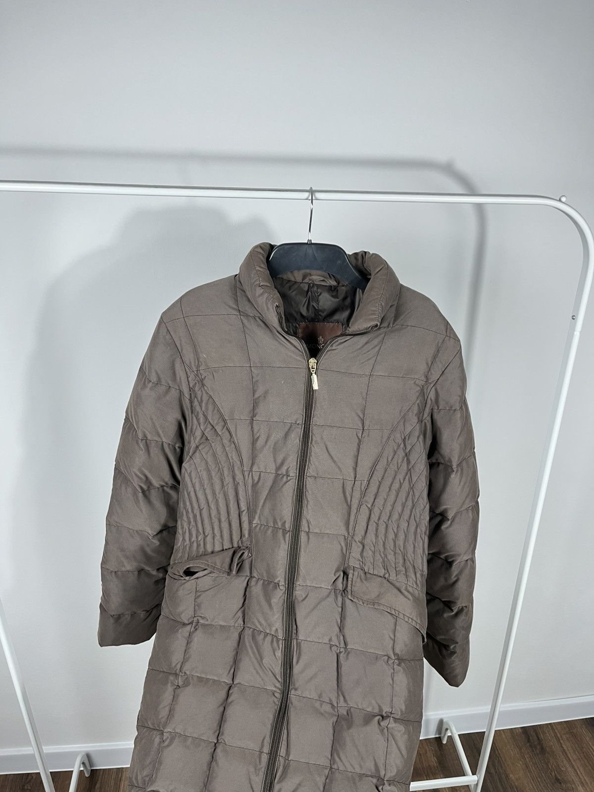 Moncler Moncler Vintage Brown Down Puffer Long Coat Women’s Size L / US 10 / IT 46 - 11 Thumbnail