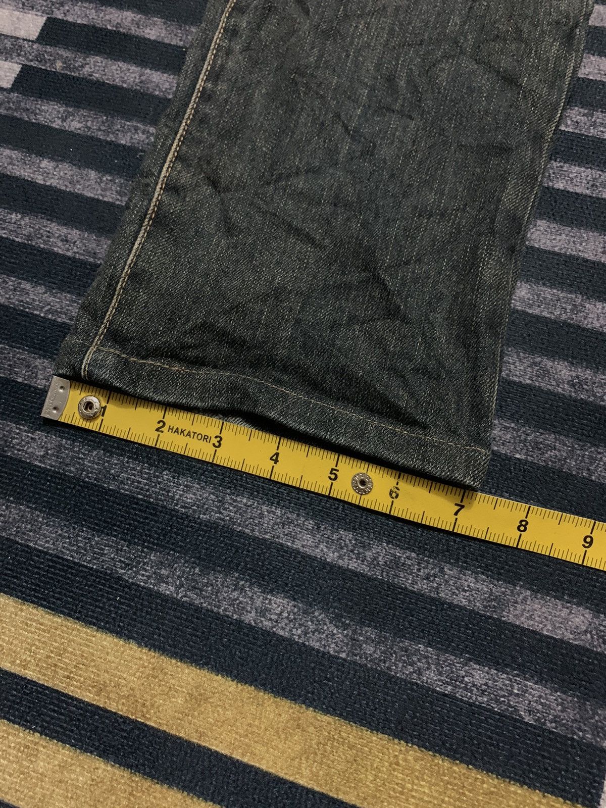 Vintage Y2K EDWIN BOOT CUT DENIM PANTS Size US 27 - 14 Thumbnail