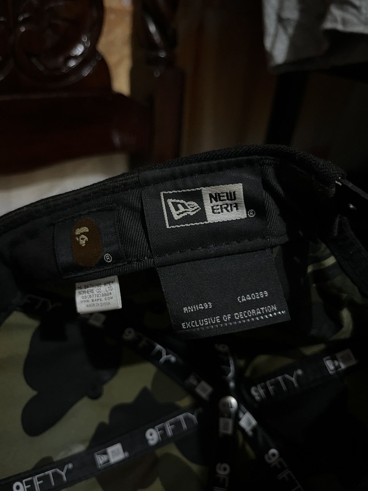 Bape × New Era Bape x New Era Snapback Cap Size ONE SIZE - 6 Thumbnail