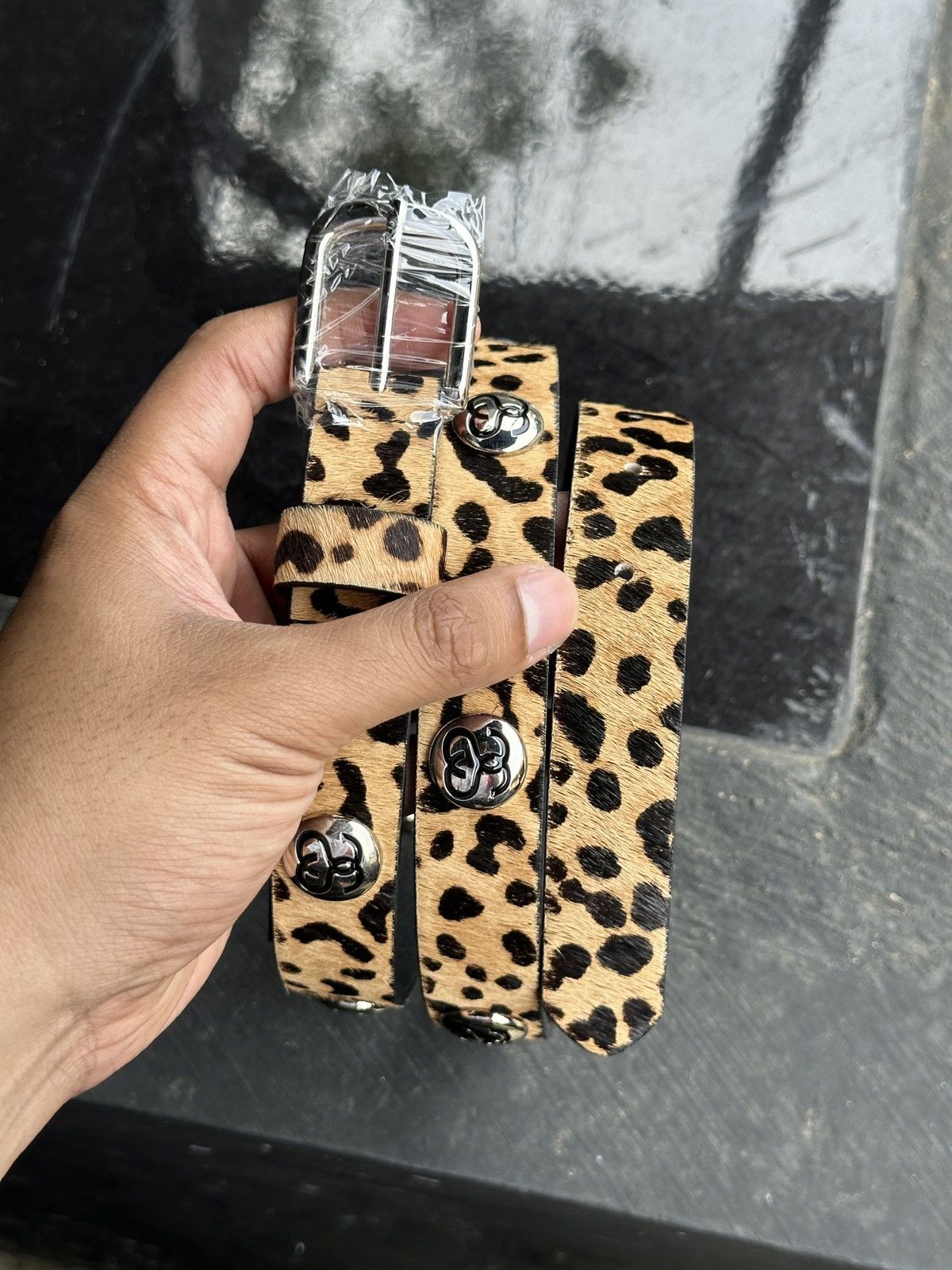 Stussy Stussy Animal Print Dress Belt Python Size S/M Rare | Grailed