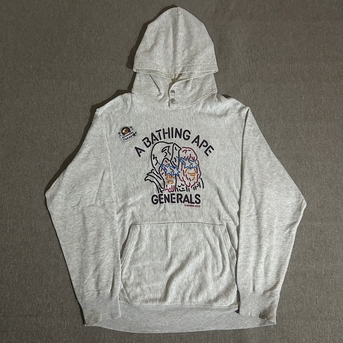 Bape Bape Neon Ape Generals Pullover Hoodie Size US M / EU 48-50 / 2 - 1 Thumbnail