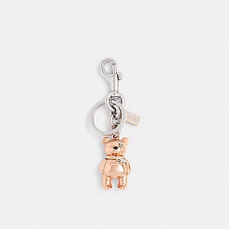 Coach COACH New York 3D Bear Bag Charm Rose Gold 87166 Size ONE SIZE - 8 Thumbnail