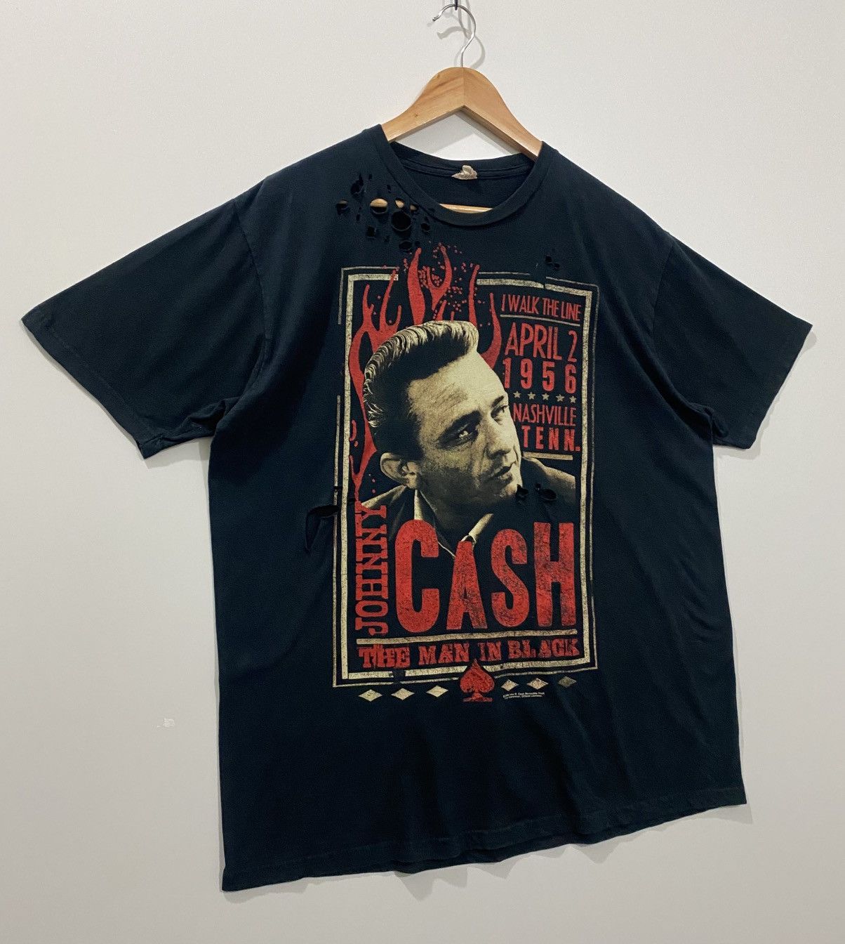 Band Tees JOHNNY CASH Size US XL / EU 56 / 4 - 2 Thumbnail