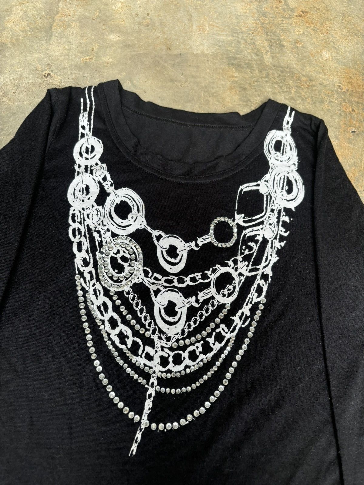 If Six Was Nine × Japanese Brand × Le Grande Bleu (L.G.B.) Y2k necklace Style Ifsixwasnine Lgb Longsleeve Size L / US 10 / IT 46 - 2 Thumbnail