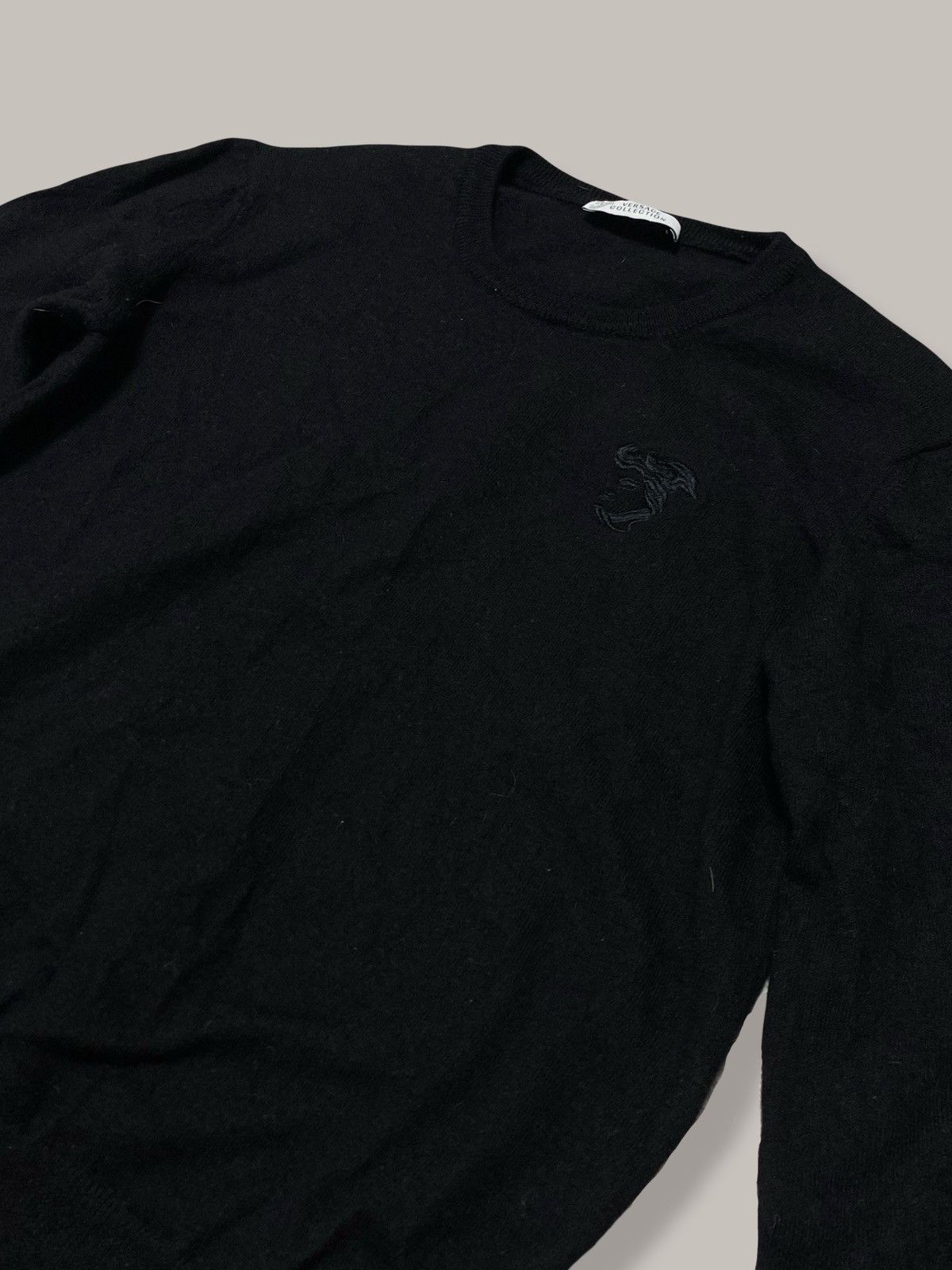 Versace Versace Wool Sweater Medusa Logo Crewneck Size US M / EU 48-50 / 2 - 2 Thumbnail