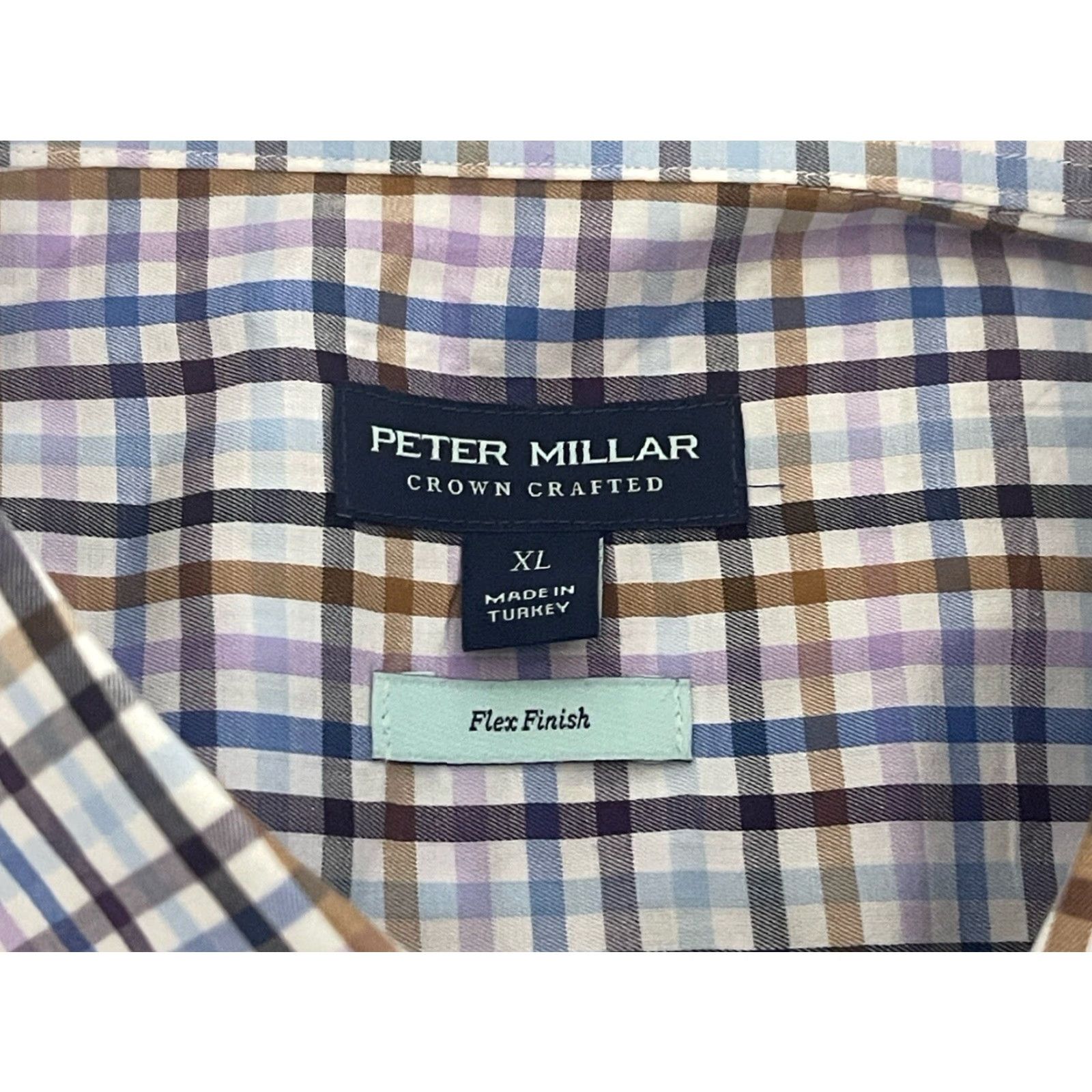 Peter Millar Peter Millar Crown Crafted Button Down Shirt Sz XL Flex Finish Plaid Multicolor Size US XL / EU 56 / 4 - 3 Thumbnail
