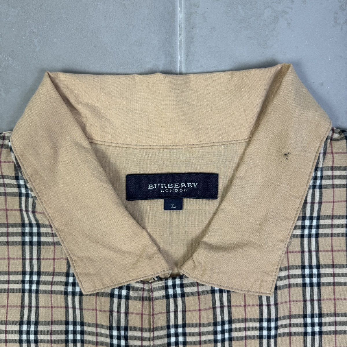 Burberry Vintage Burberry Nova Check Pyjamas Shirt Size US L / EU 52-54 / 3 - 4 Thumbnail