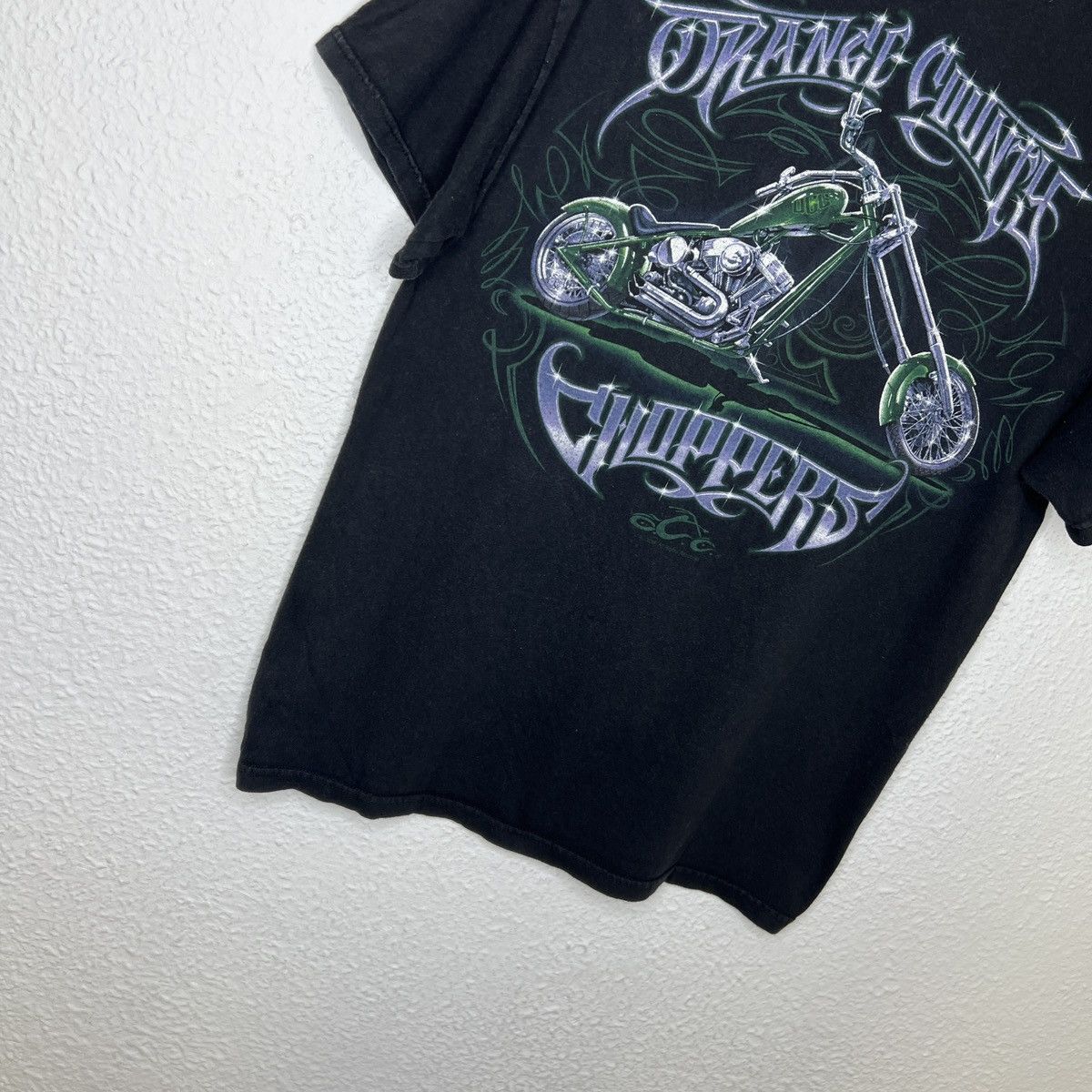 Harley Davidson Rare Vintage ORANGE COUNTY CHOPPERS NY OCC New York Tee Size US M / EU 48-50 / 2 - 2 Thumbnail