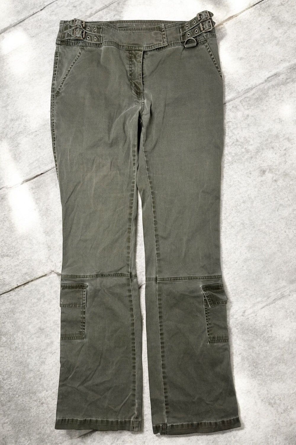 Vintage Vintage avant garde low rise bootcut flare pants swag l.g.b. Size 30" / US 8 / IT 44 - 1 Thumbnail