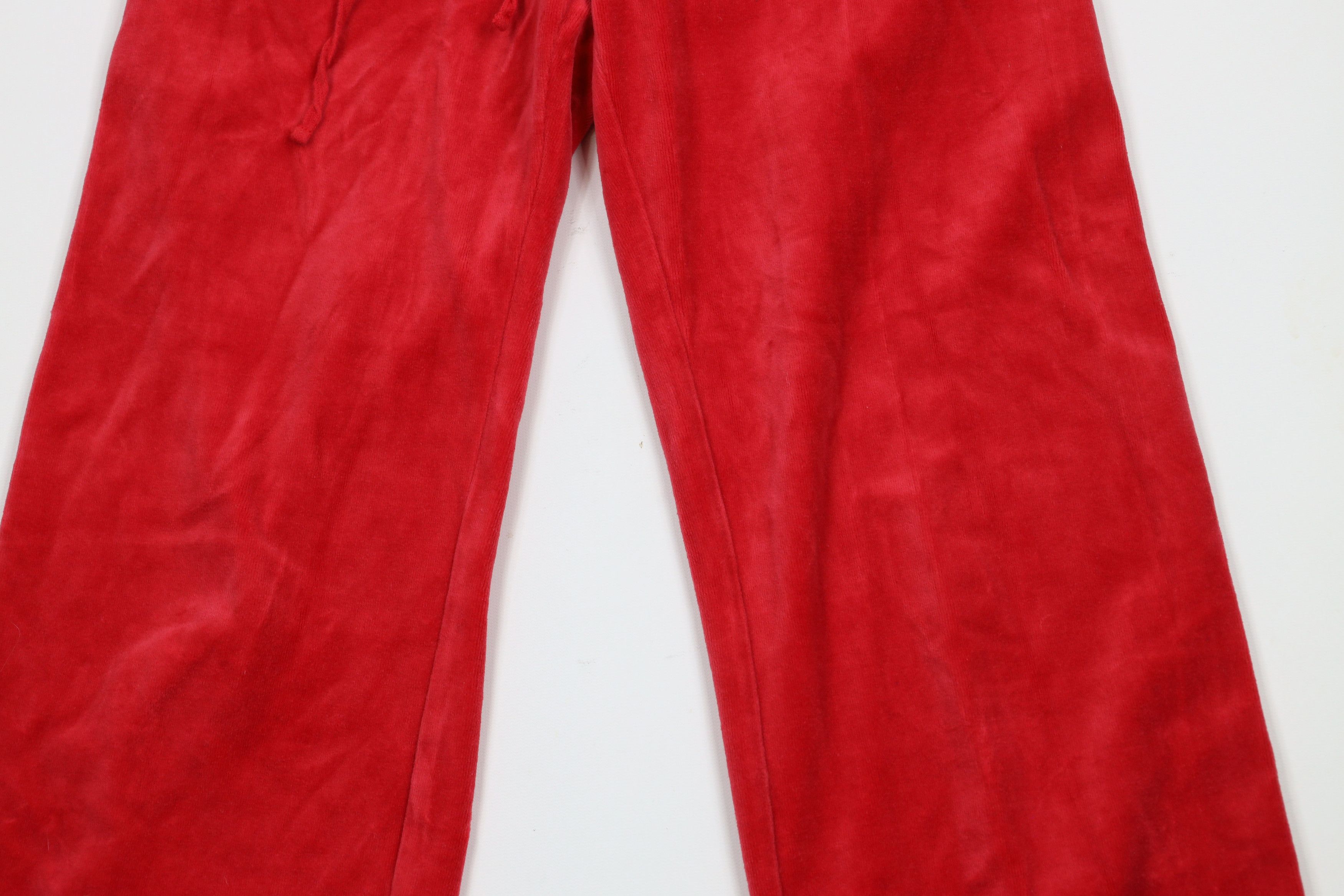 Juicy Couture × Vintage Vintage 90s Y2K Juicy Couture Flared Terry Cloth Sweatpants Size 26" / US 2 / IT 38 - 3 Thumbnail