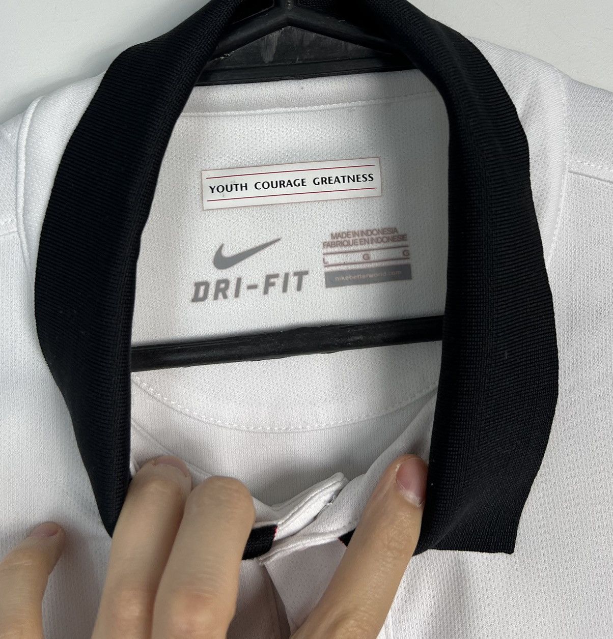 Nike Nike Manchester United 2014/2015 Soccer Jersey White Size US L / EU 52-54 / 3 - 4 Thumbnail