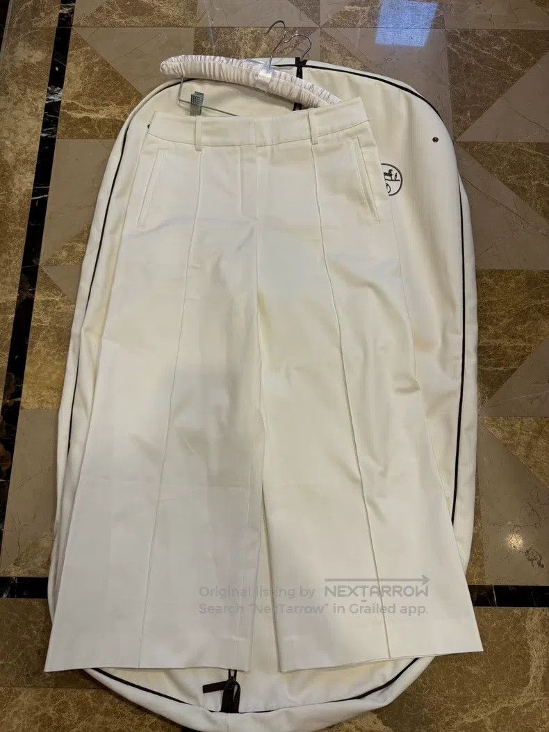 Hermes Hermes White skinny jeans Size 25" / US 0 / IT 36 - 8 Thumbnail