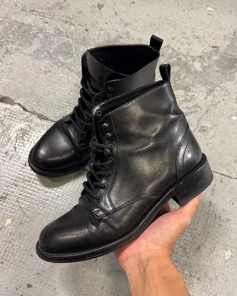 Yves Saint Laurent Saint Laurent Black Leather Boots Size US 5 / EU 37 - 1 Thumbnail