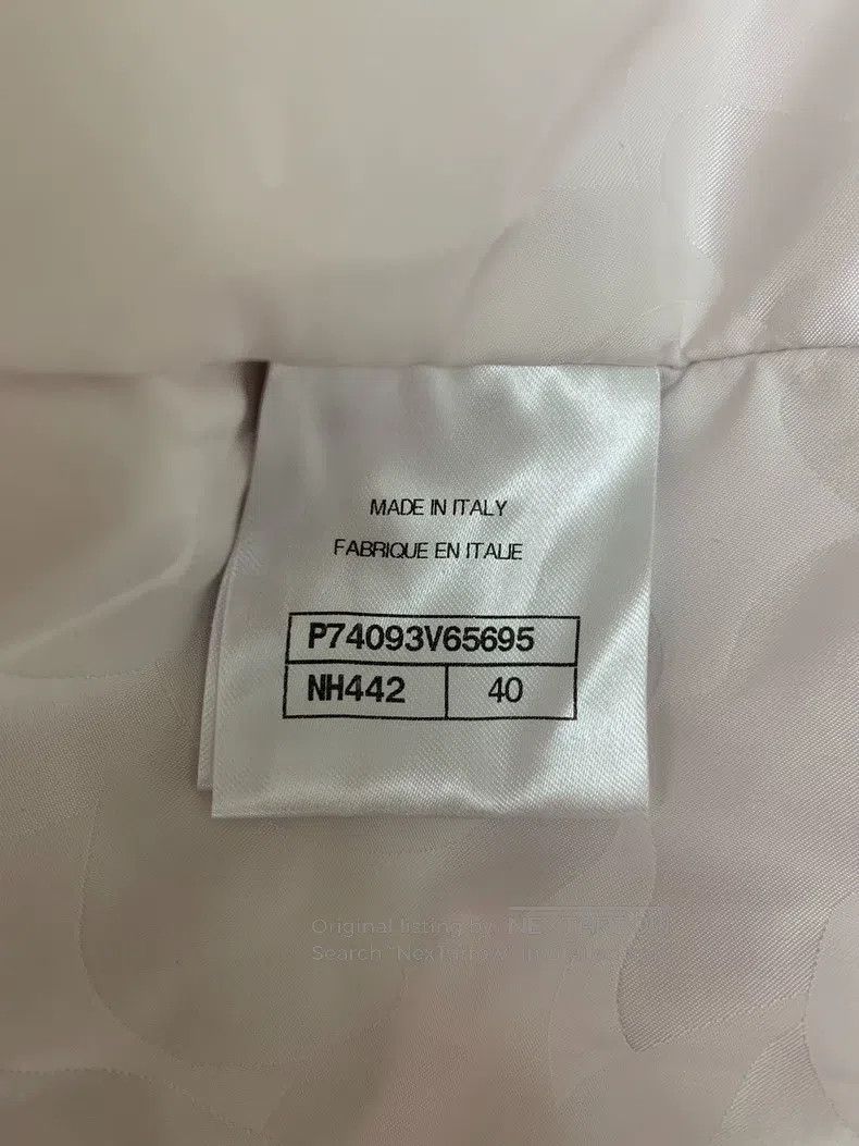 Chanel Chanel 23C pink and white plaid logo waist jacket Size S / US 4 / IT 40 - 8 Thumbnail