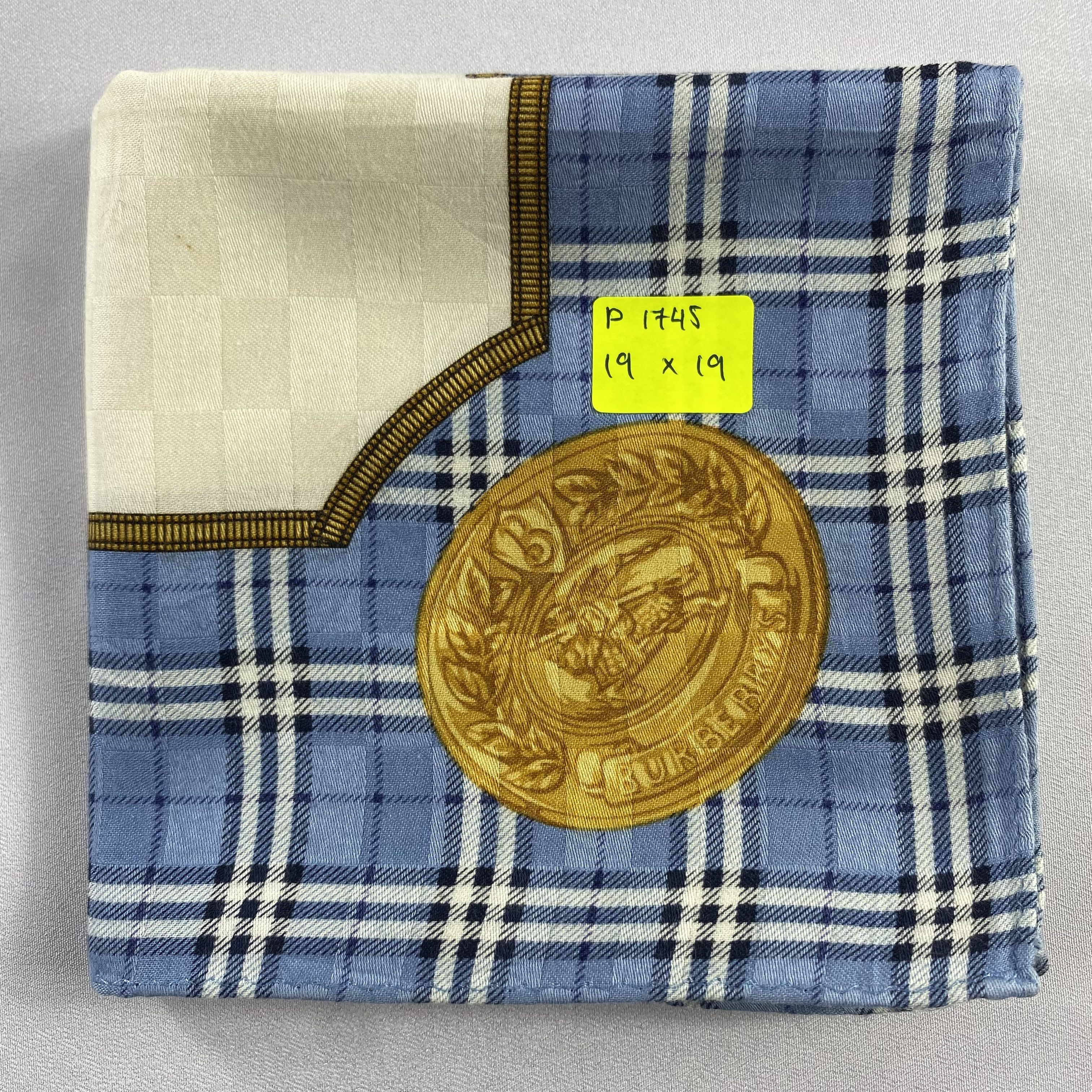 Burberry × Vintage Burberry Handkerchief / Neckerchief / Bandana-P1745 Size ONE SIZE - 6 Thumbnail