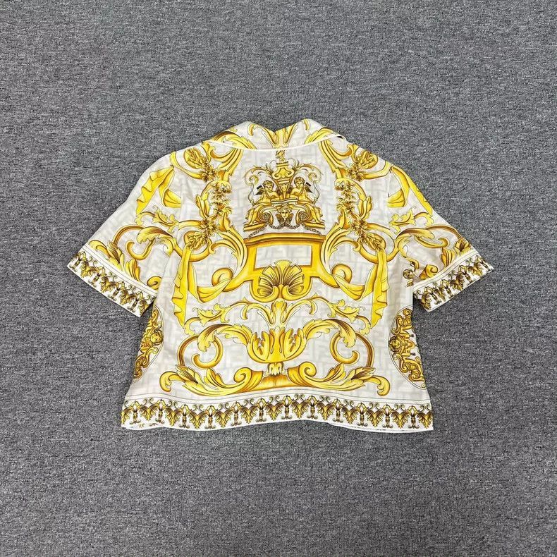 Fendi Fendi x Versace Silk Short Sleeve Shirt Size US S / EU 44-46 / 1 - 2 Thumbnail