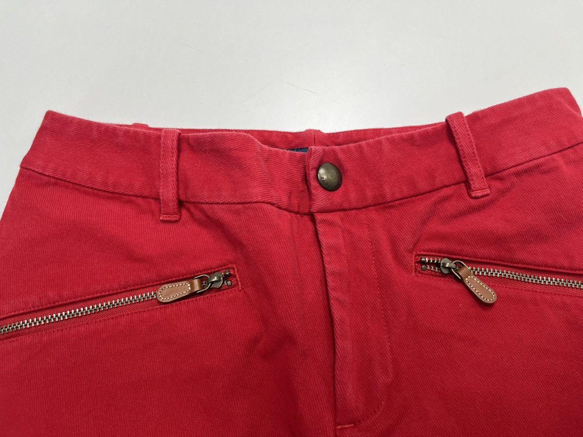 Ralph Lauren Ralph Lauren pants red vintage horse velvet rider Size 26" / US 2 / IT 38 - 3 Thumbnail
