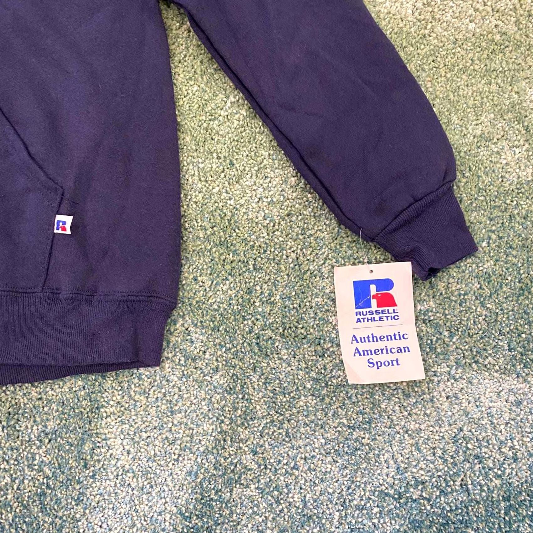Russell Athletic VINTAGE Russell Athletic Pepsico Volleyball Club Hoodie Made in USA Men's L Blue Size US L / EU 52-54 / 3 - 4 Thumbnail