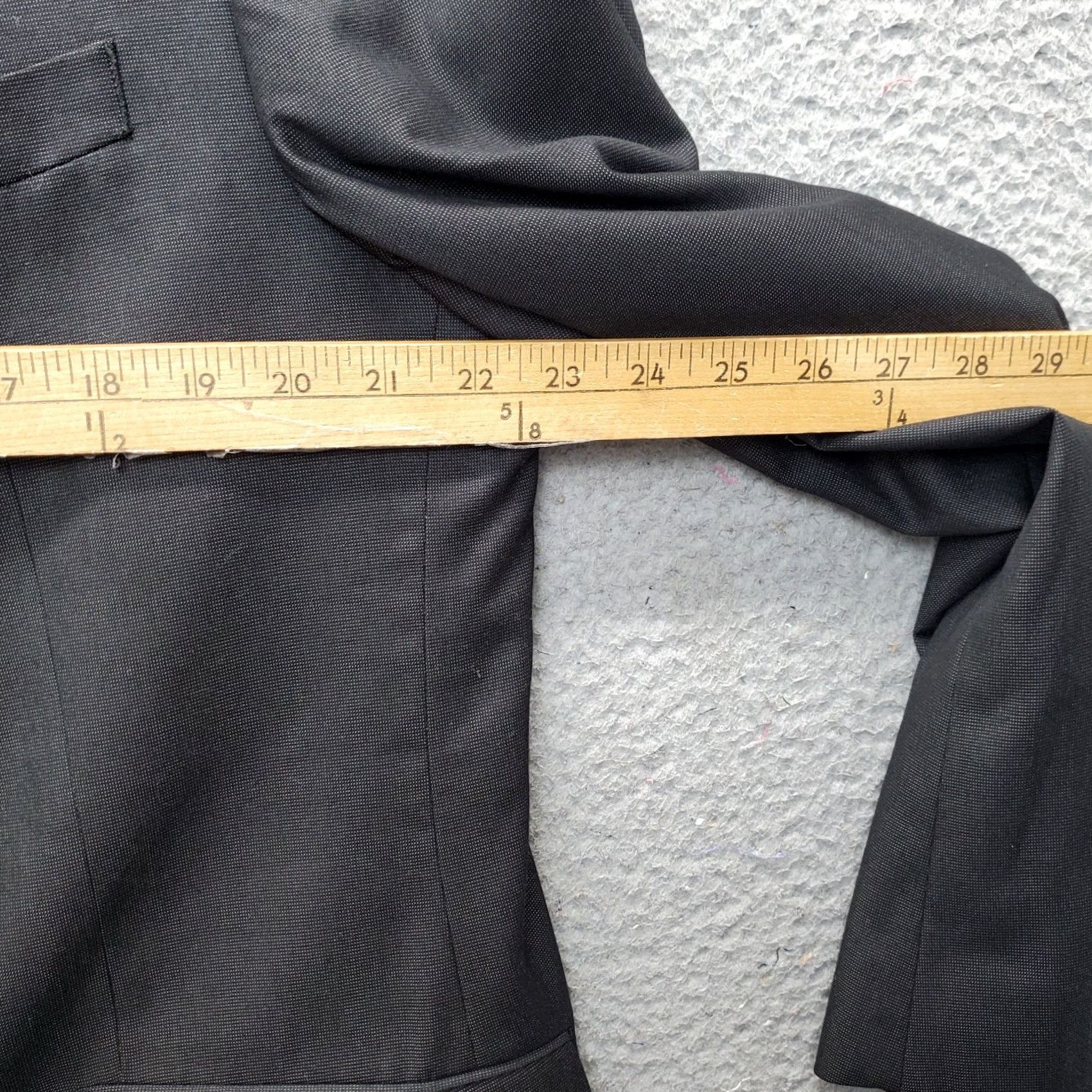 Kenneth Cole Kenneth Cole Reaction Blazer Jacket Mens 46L Black Formal Single Breasted EUC Shirt Size 46R - 6 Thumbnail