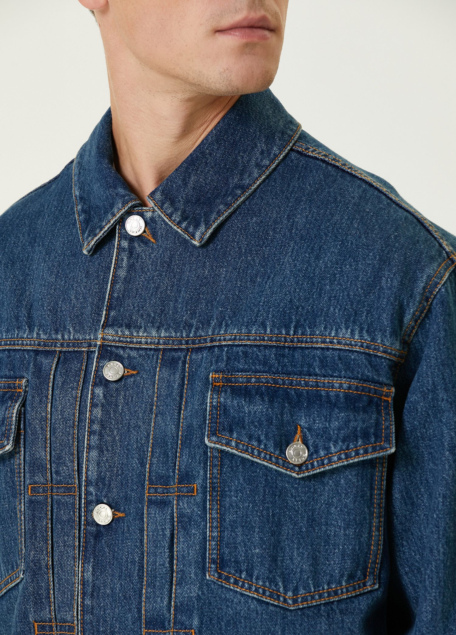 Bally o1y1224 Denim Jacket in Blue Size US M / EU 48-50 / 2 - 5 Thumbnail