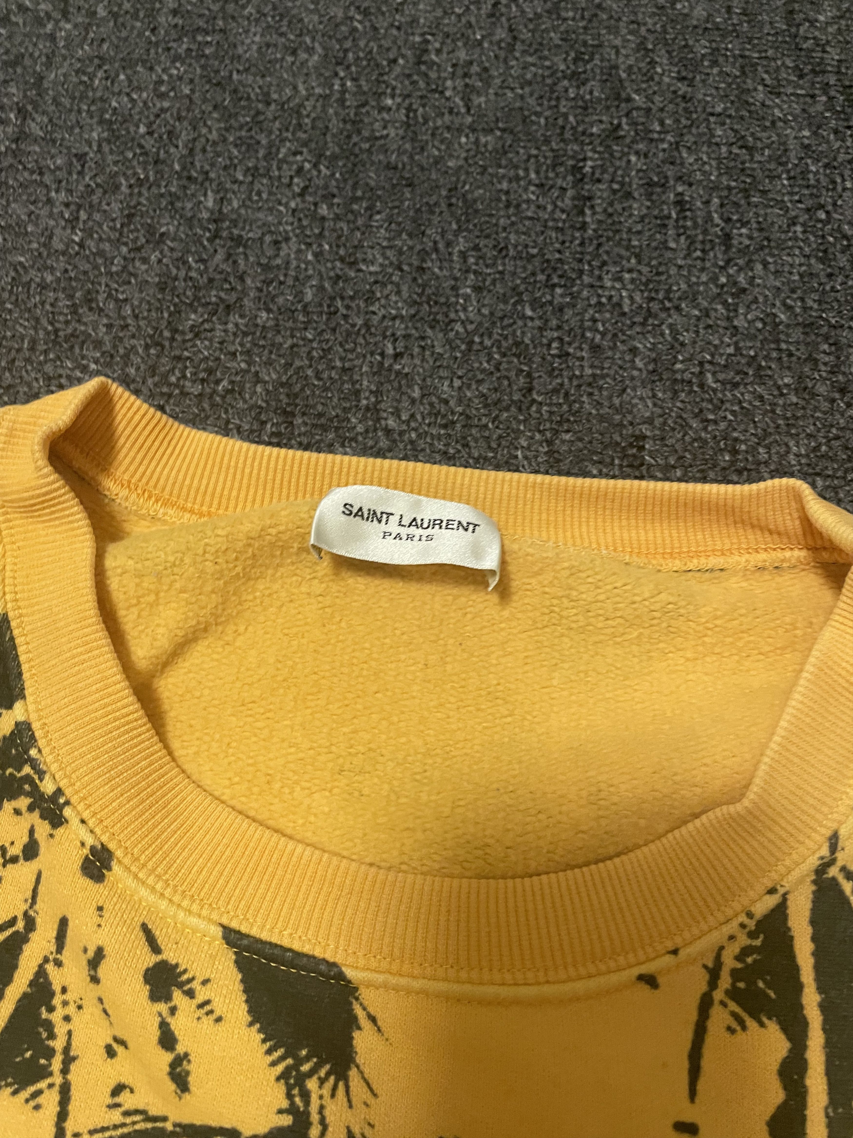 Yves Saint Laurent YSL Coconut Gradient Sweatshirt Size M