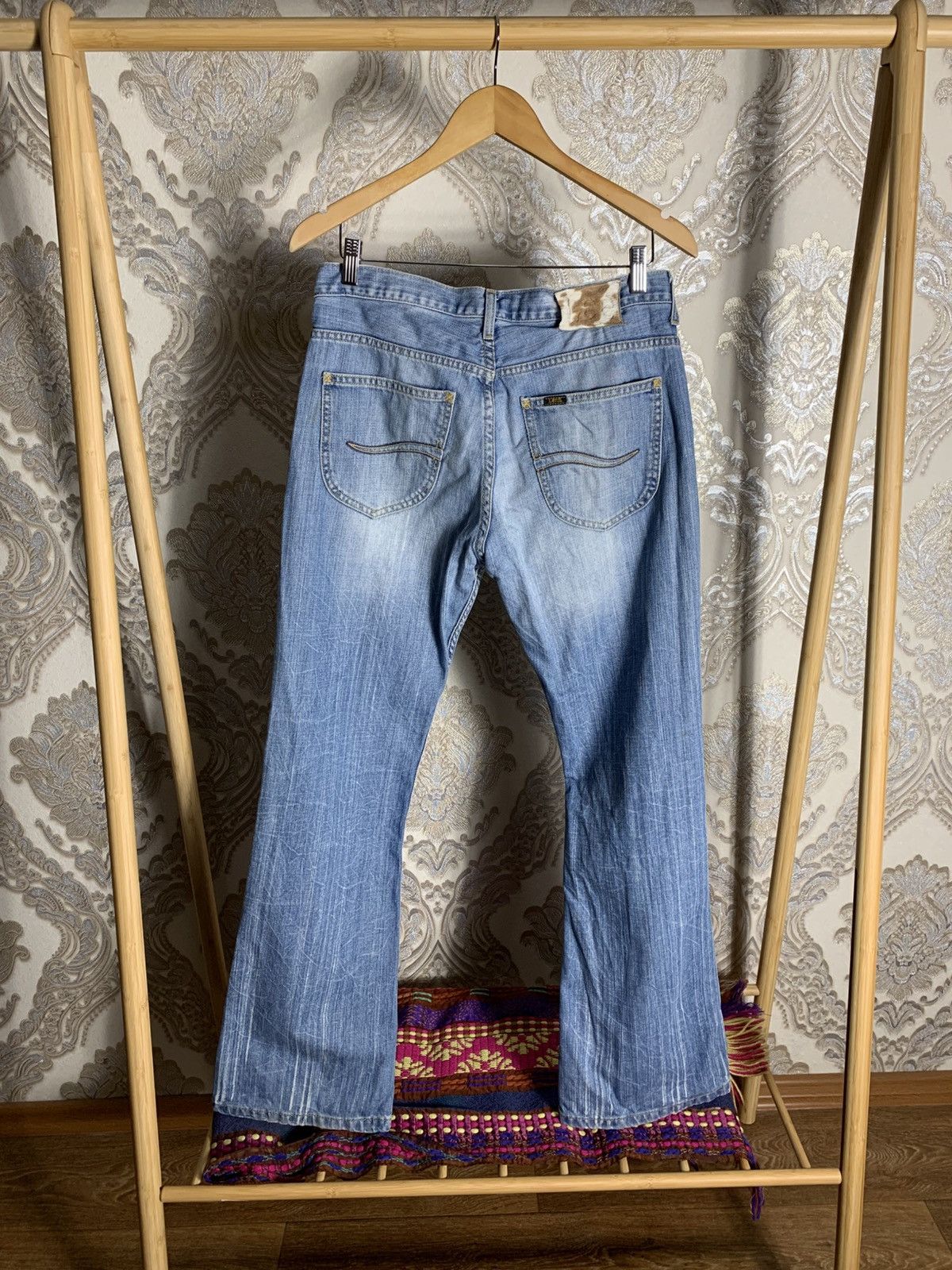 Lee VINTAGE LEE PREMIUM QUALITY DENIM BAGGY JEANS RETRO Y2K 90s Size US 32 / EU 48 - 9 Thumbnail
