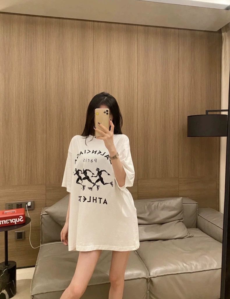 Balenciaga Balenciaga White Marathon Running Pattern Letter Logo Dest Size US L / EU 52-54 / 3 - 7 Thumbnail
