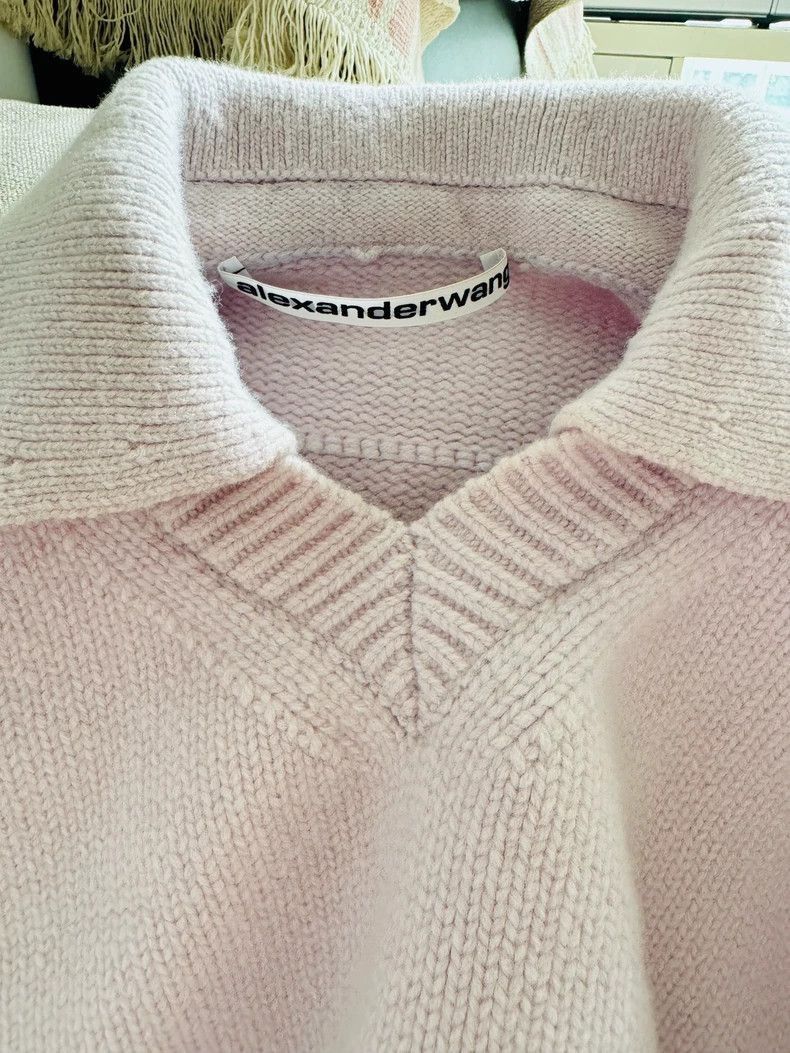 Alexander Wang Alexander Wang Pink Purple Thick Sweater- Size XS / US 0-2 / IT 36-38 - 2 Thumbnail