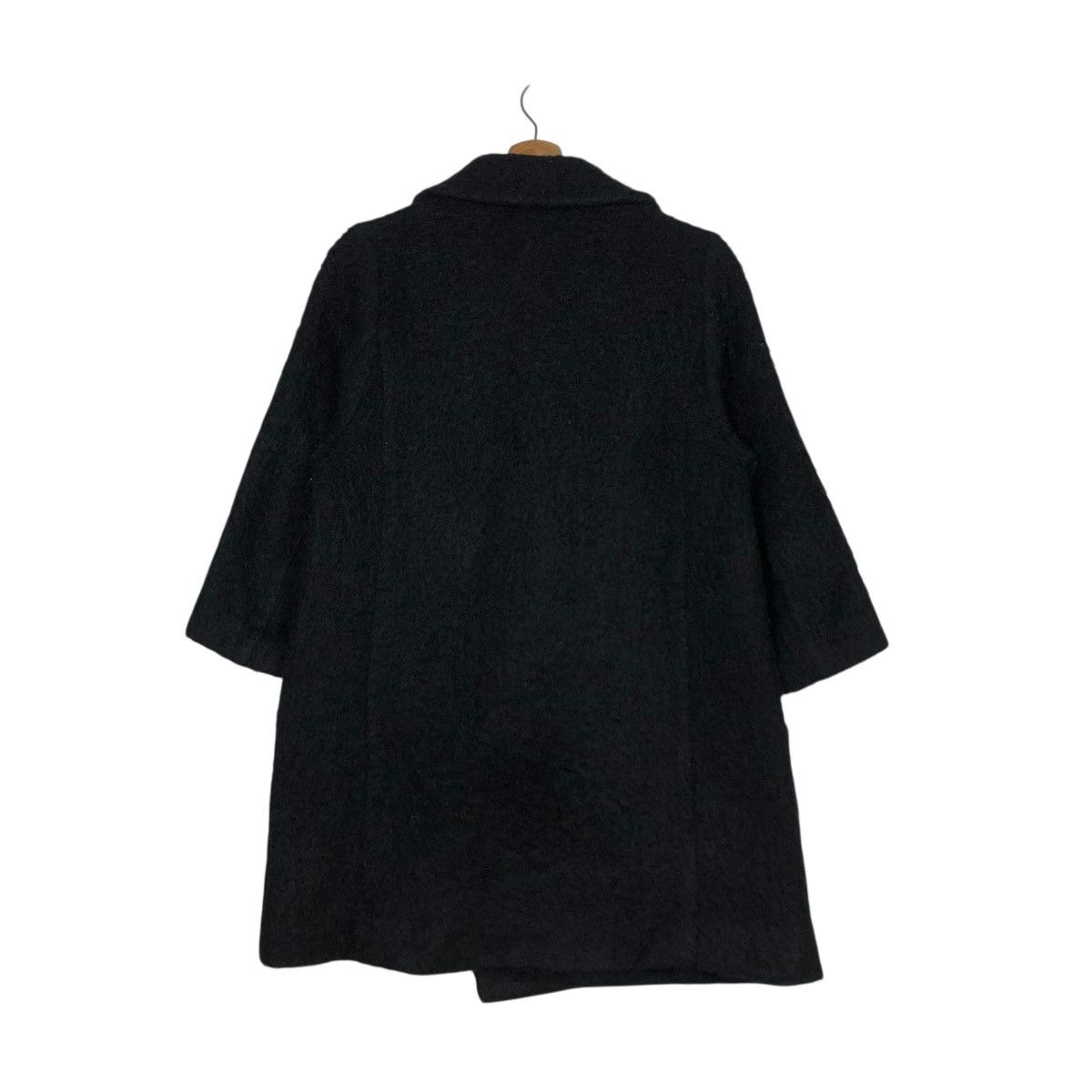 Diesel 🔥RICH BLACK MOHAIR LONG JACKET DOUBLE BREAST DIESEL Size US XXS / EU 40 - 11 Thumbnail
