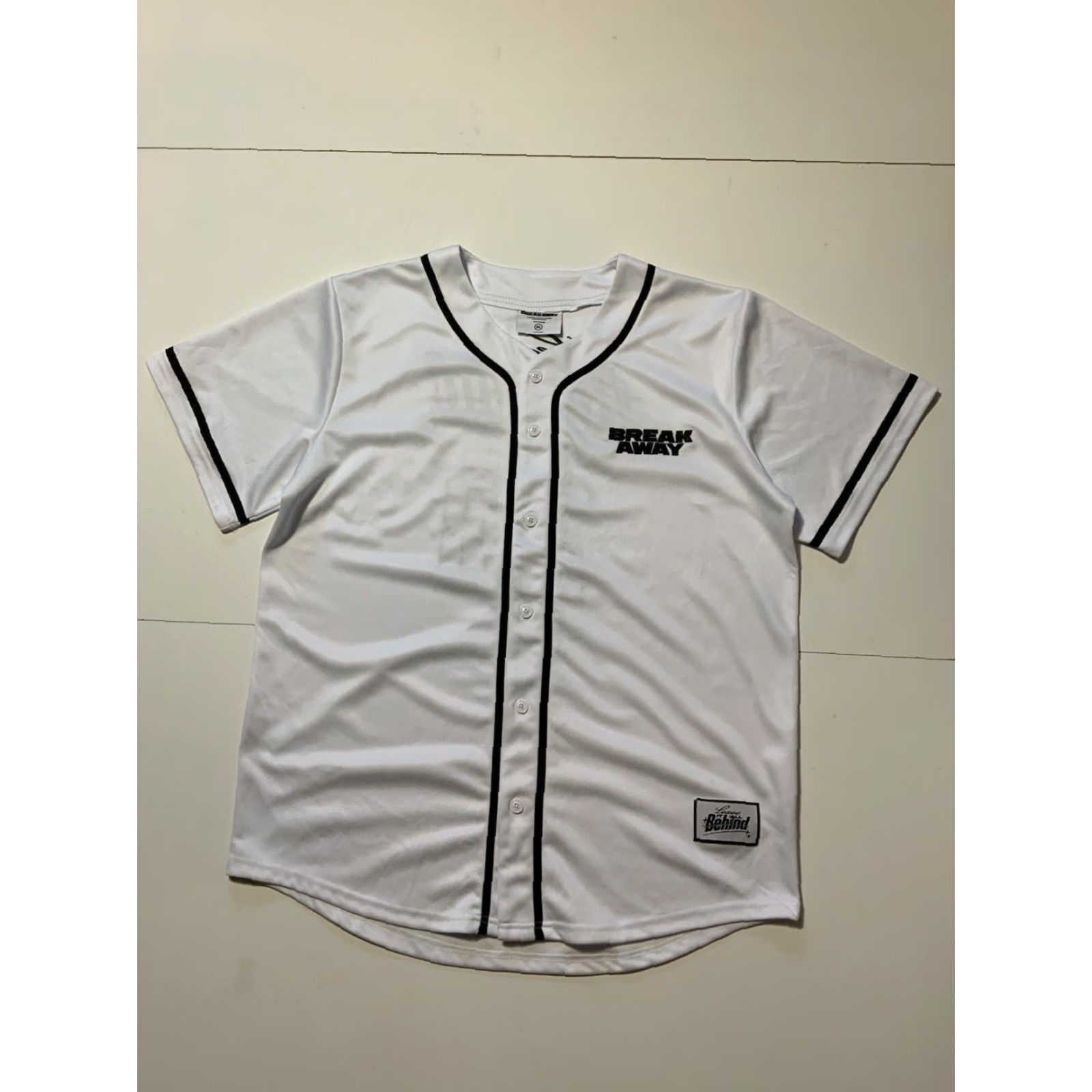 Vintage Breakaway Festival EDM Electronic Leave It All Behind 2023 Baseball Jersey White XL Mens Jersey Size US XL / EU 56 / 4 - 2 Thumbnail