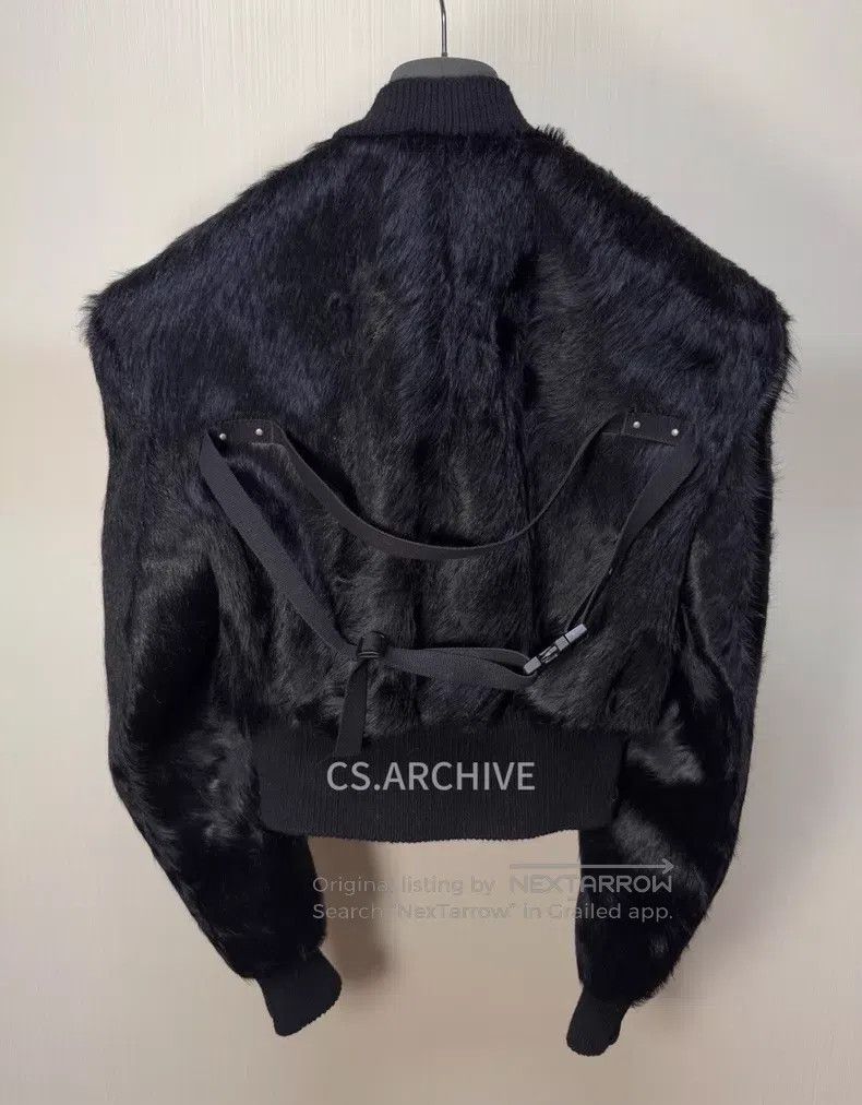Rick Owens Rick Owens 23 FW LUXOR EDFU Cow Hair Shoulder Jacket Size US M / EU 48-50 / 2 - 2 Thumbnail