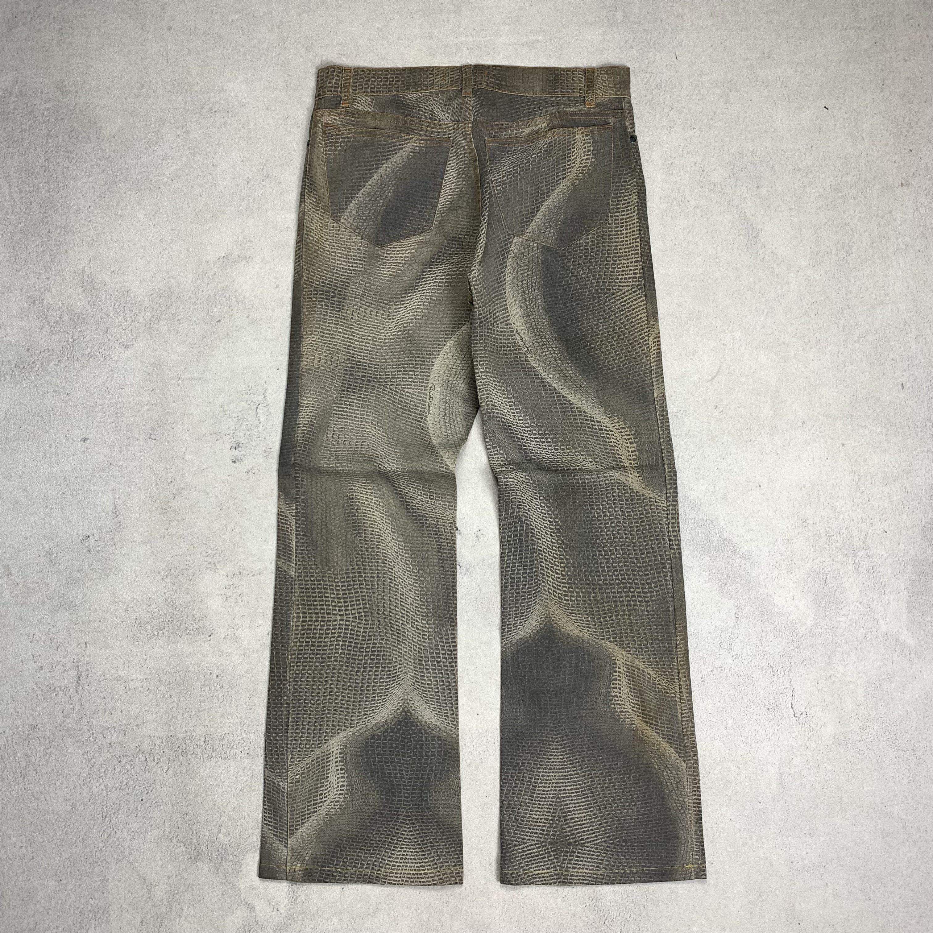 Roberto Cavalli Roberto Cavalli Snakeskin Pants Size US 31 - 2 Thumbnail
