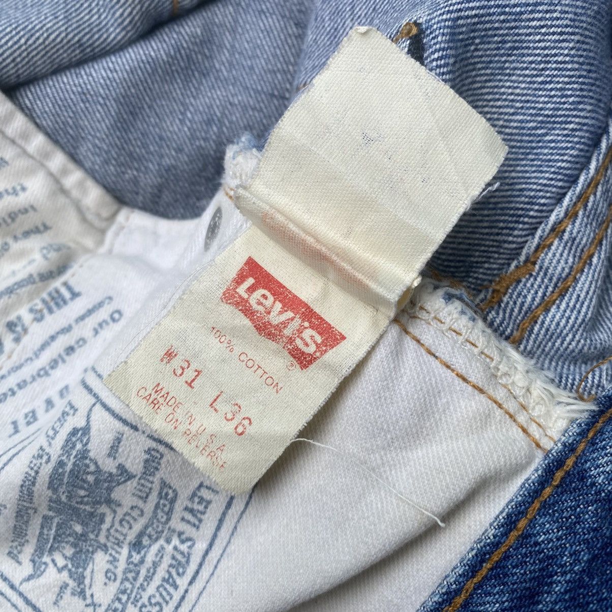 Levi's Vintage 90s Levis 501 Big E Selvedge Redline Denim Size US 30 / EU 46 - 17 Thumbnail