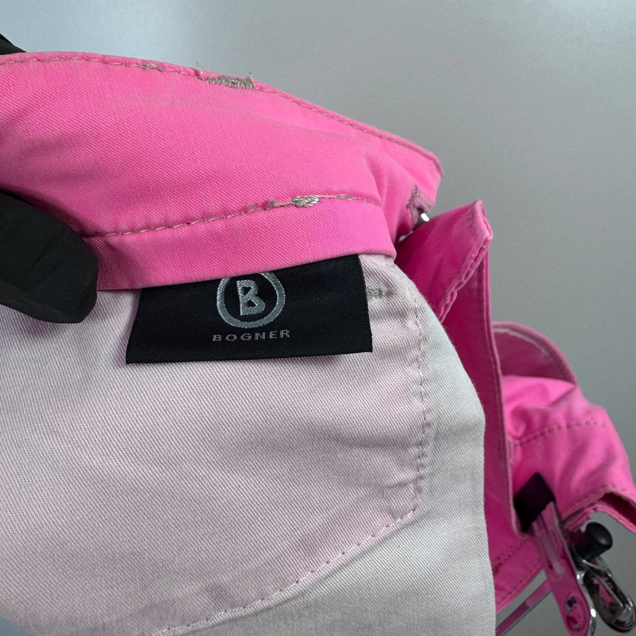 Bogner Bogner Womens Pink Shorts Luxury Designer Cotton Size M Size 32" / US 10 / IT 46 - 3 Thumbnail