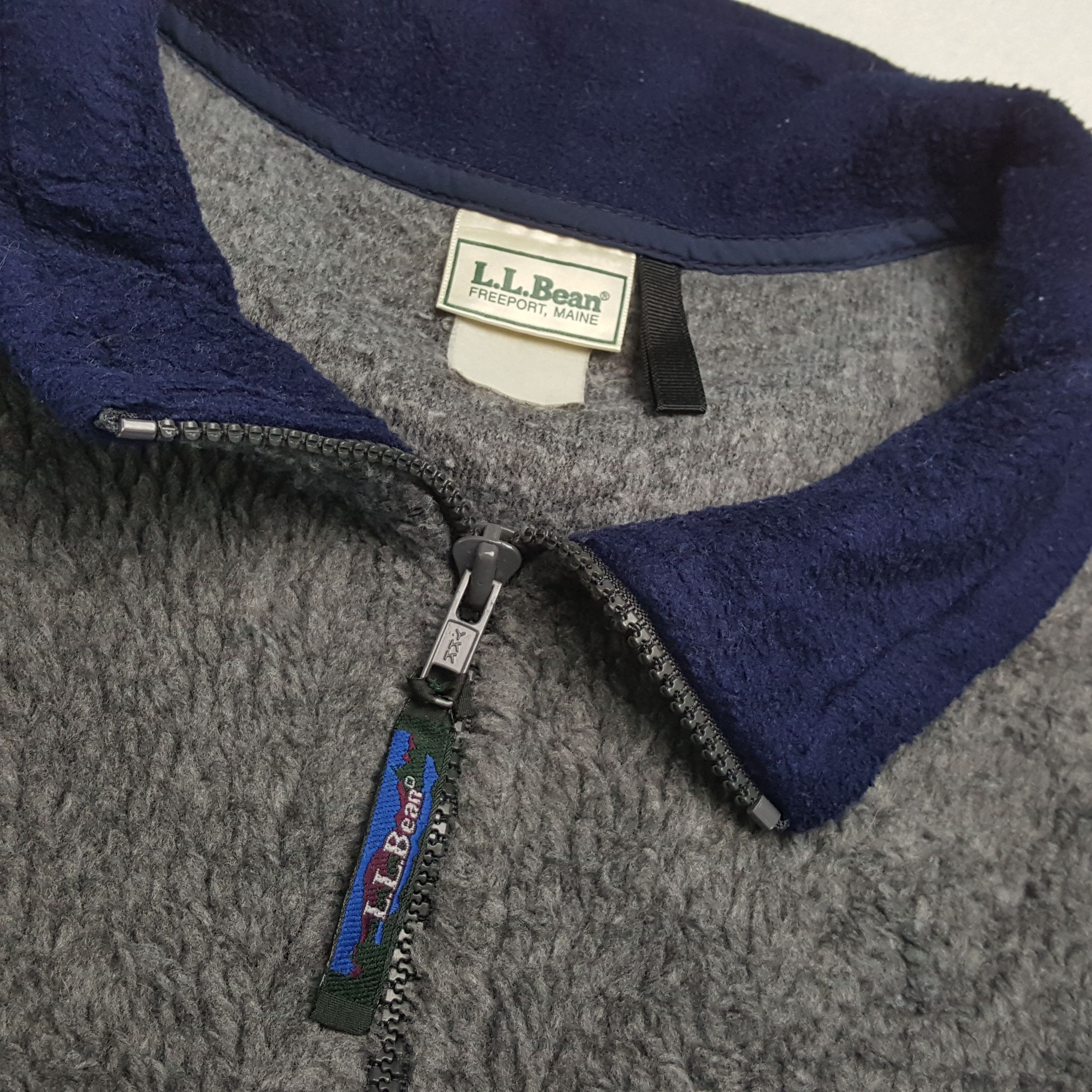 L.L. Bean × Vintage L.L. BEAN Outdoor Style Half Zipper Fleece Sweatshirt Size US XL / EU 56 / 4 - 9 Thumbnail