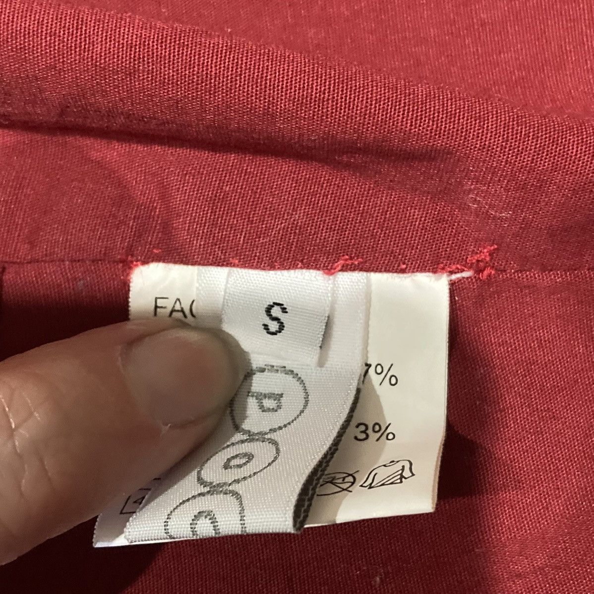 Japanese Brand 1-of-1 Runway Red Cotton Cami Top Japanese Archive Y2K Size S / US 4 / IT 40 - 15 Thumbnail