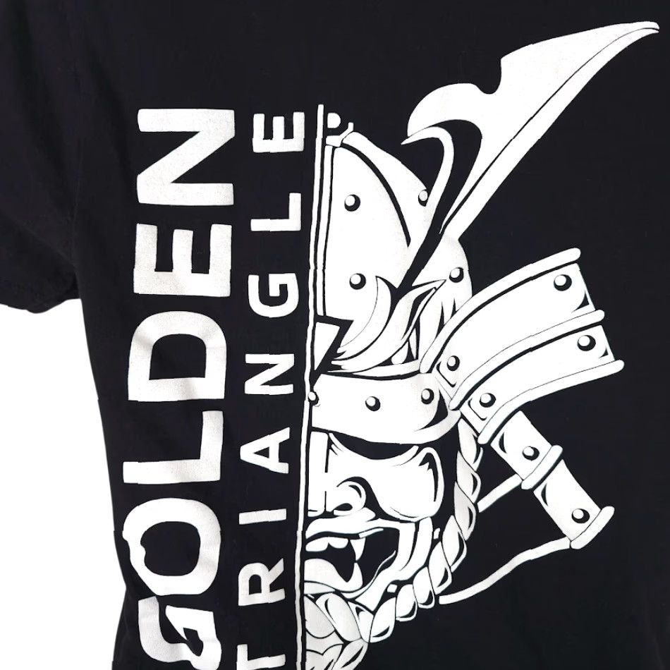Gildan Gildan T Shirt Mens Size S Black Golden Triangle Art Studio Tattoo Shop Short Sleeve Crew Neck Mens Size US S / EU 44-46 / 1 - 5 Thumbnail