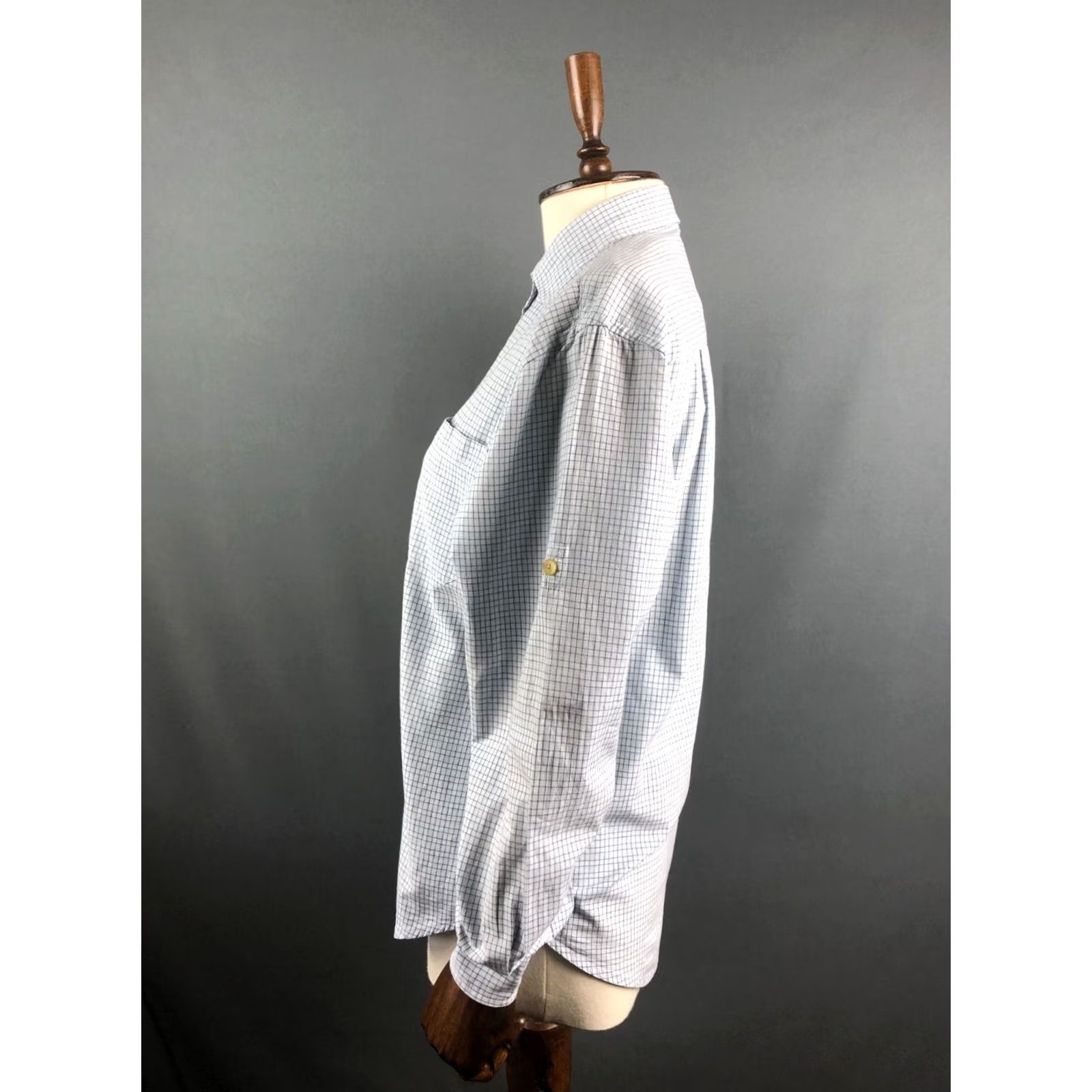 Vintage Fjallraven Shirt Womens M Blue Blouse Cotton Women Size Check Size M / US 6-8 / IT 42-44 - 2 Thumbnail