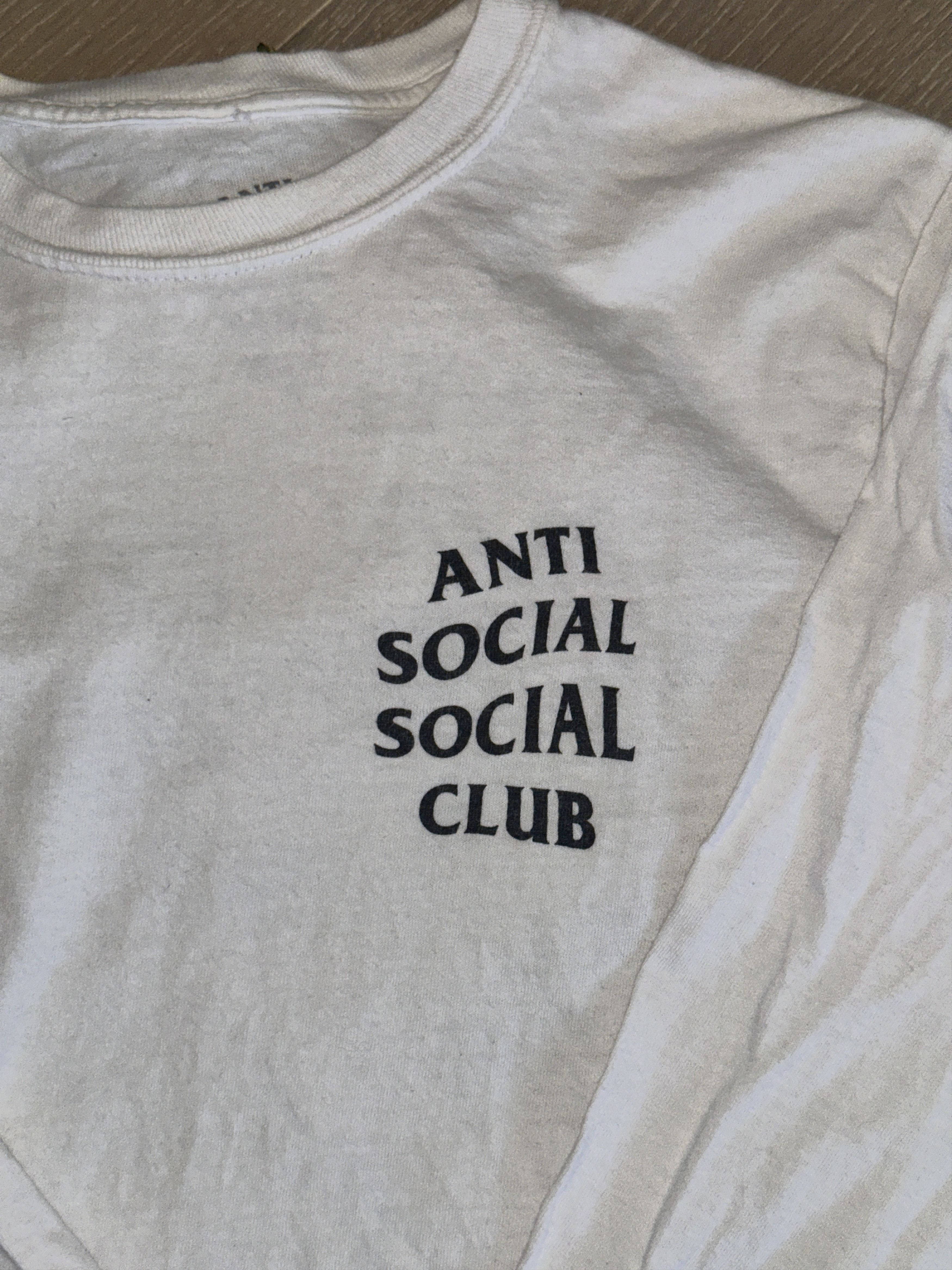 Anti Social Social Club Antisocial White tee Size US S / EU 44-46 / 1 - 4 Thumbnail