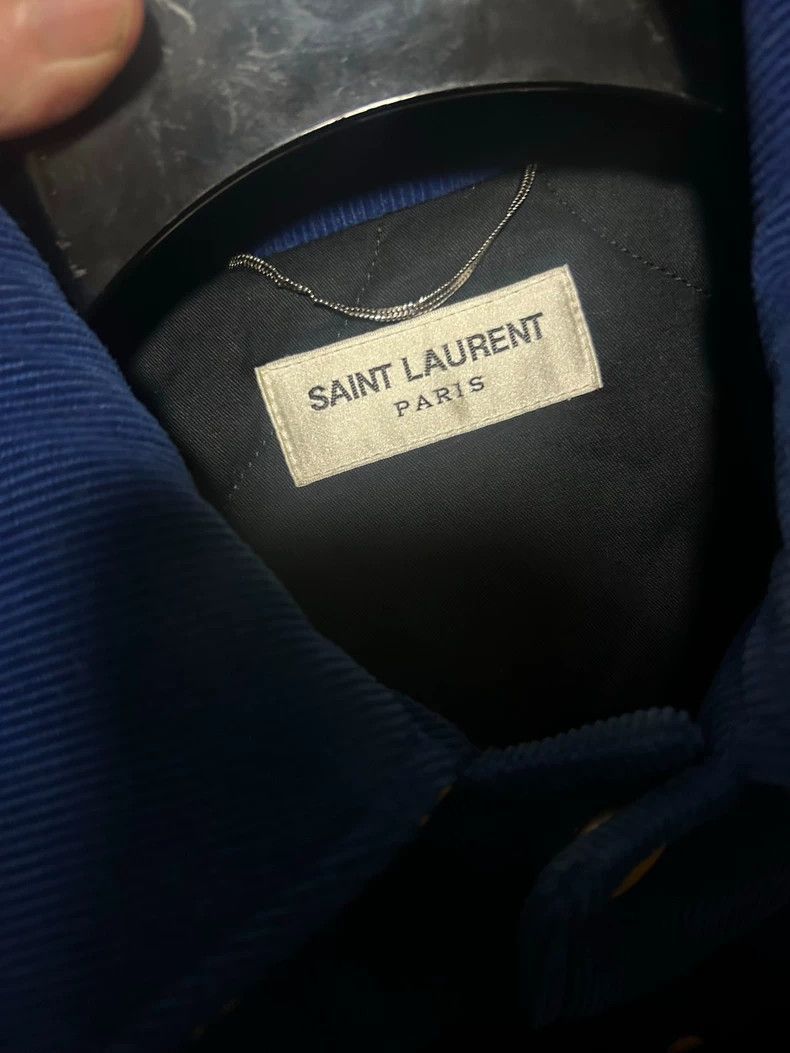 Saint Laurent Paris Saint Laurent Teddy Baseball Jacket for Men-2505 Size US L / EU 52-54 / 3 - 3 Thumbnail